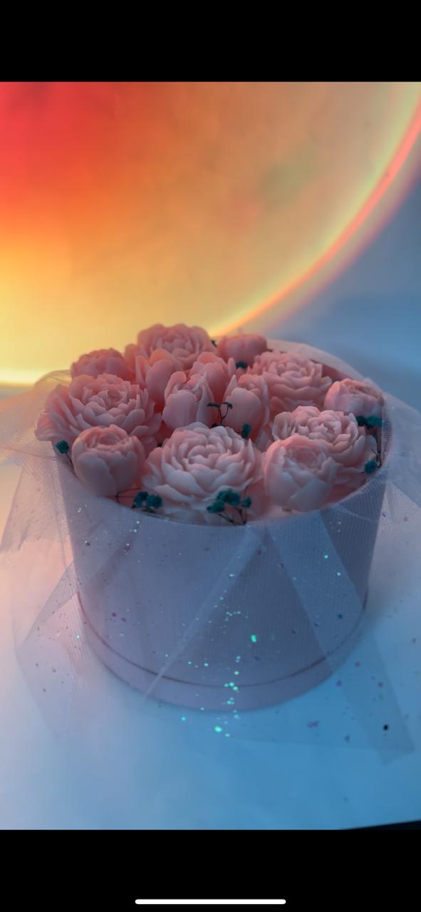 pink peonies butterflies tulips and roses